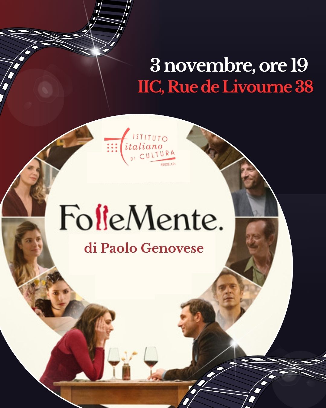 3 novembre, h. 19: FOLLEMENTE - Film di Paolo Genovese