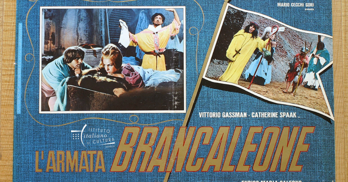 27.10 19u: L’ARMATA BRANCALEONE – Proiezione del film di Mario Monicelli