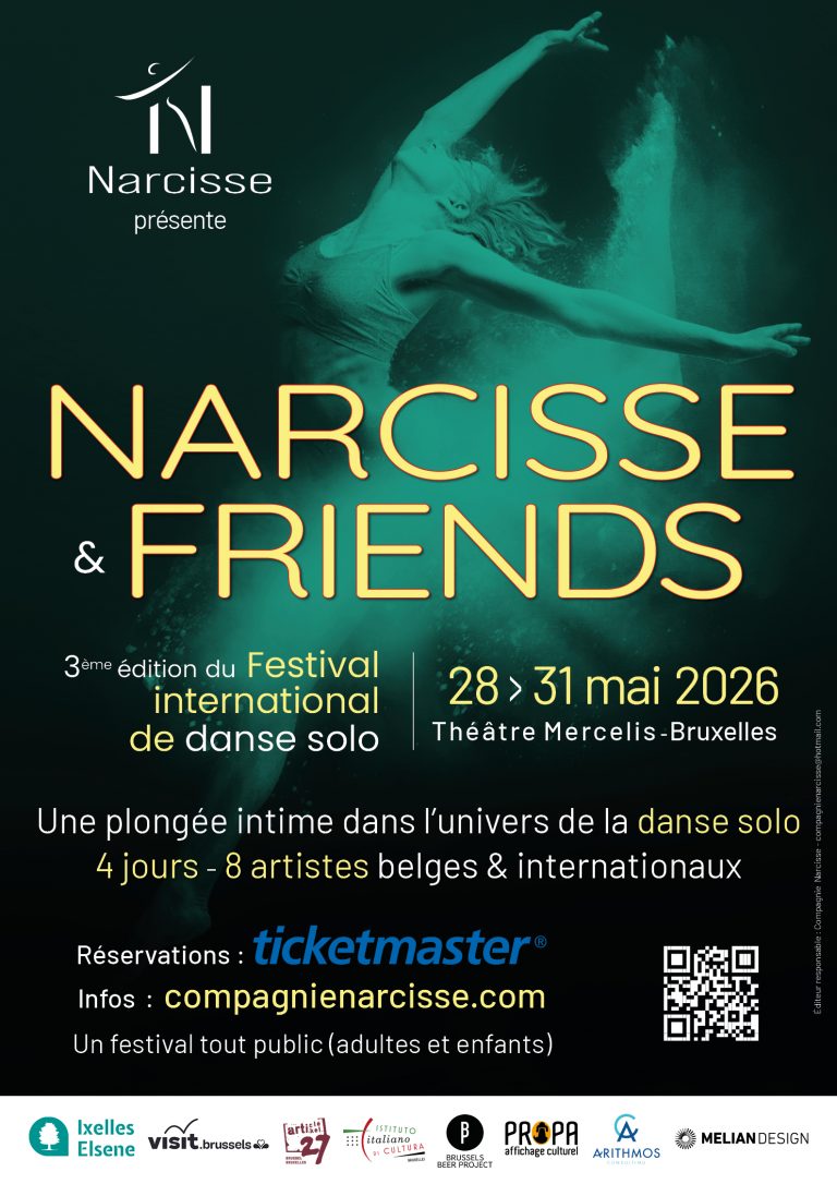 FR Affiche A2 festival international Narcisse & Friends avec sponsors