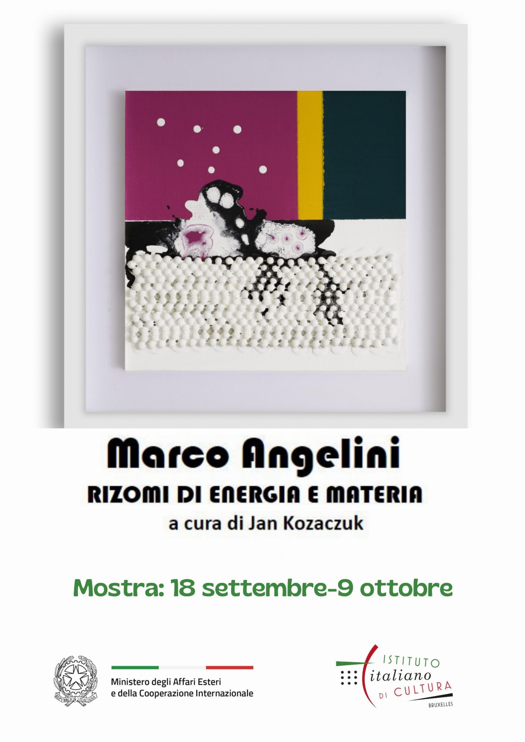 Rizomi di Energia e Materia. Marco Angelini