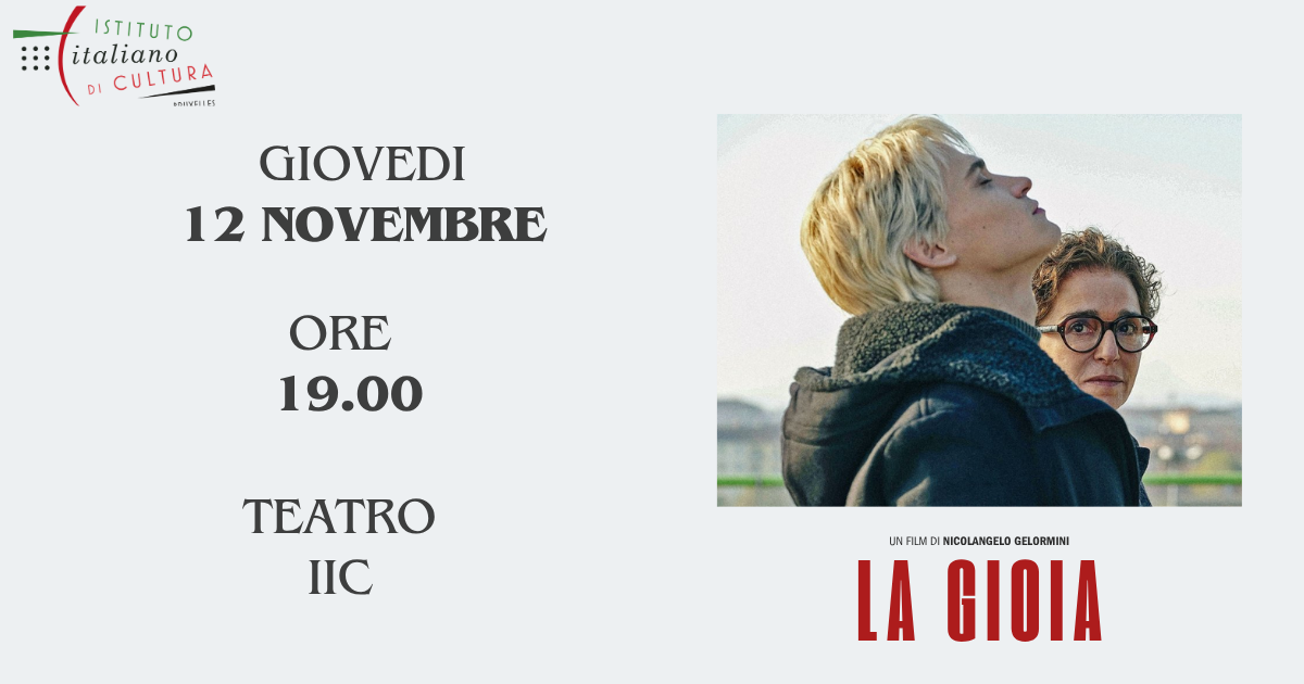 Proiezione del film “LA GIOIA” (2025)